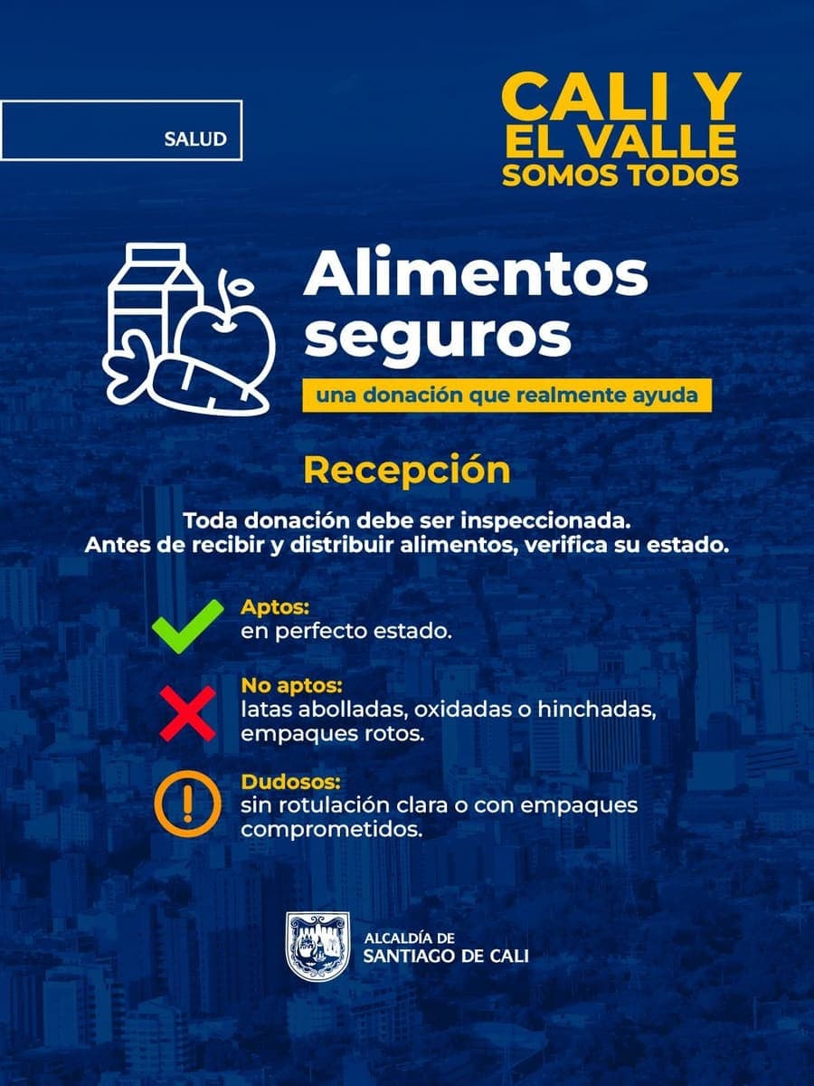 Durante una emergencia, cada alimento debe manejarse con especial cuidado para prevenir enfermedades y proteger a las fa