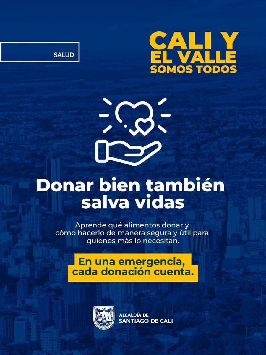 Ayudar también significa saber cómo hacerlo💙 Una donación puede marcar la diferencia, pero cuando se trata de alimentos