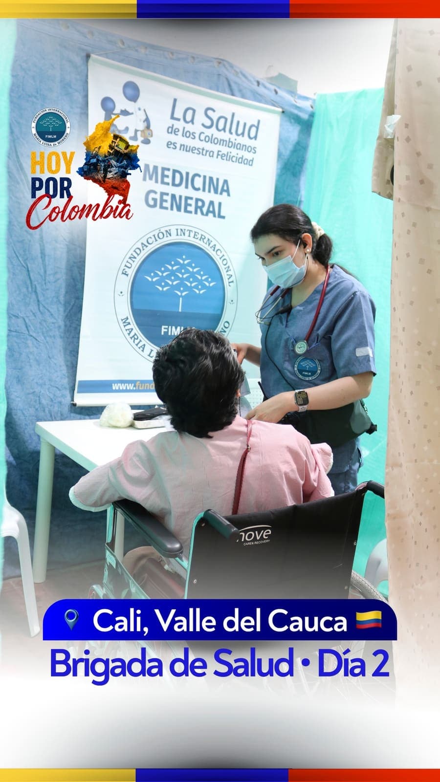 #HoyPorColombia 🇨🇴 | Así transcurrió el segundo día de la Brigada de Salud enviada por la Dra. María Luisa Piraquive a