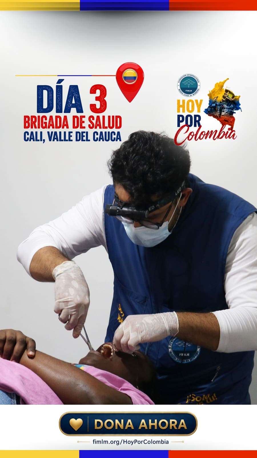 #HoyPorColombia 🇨🇴 | Momentos del tercer día de la Brigada de Salud enviada por la Dra. María Luisa Piraquive a Cali,