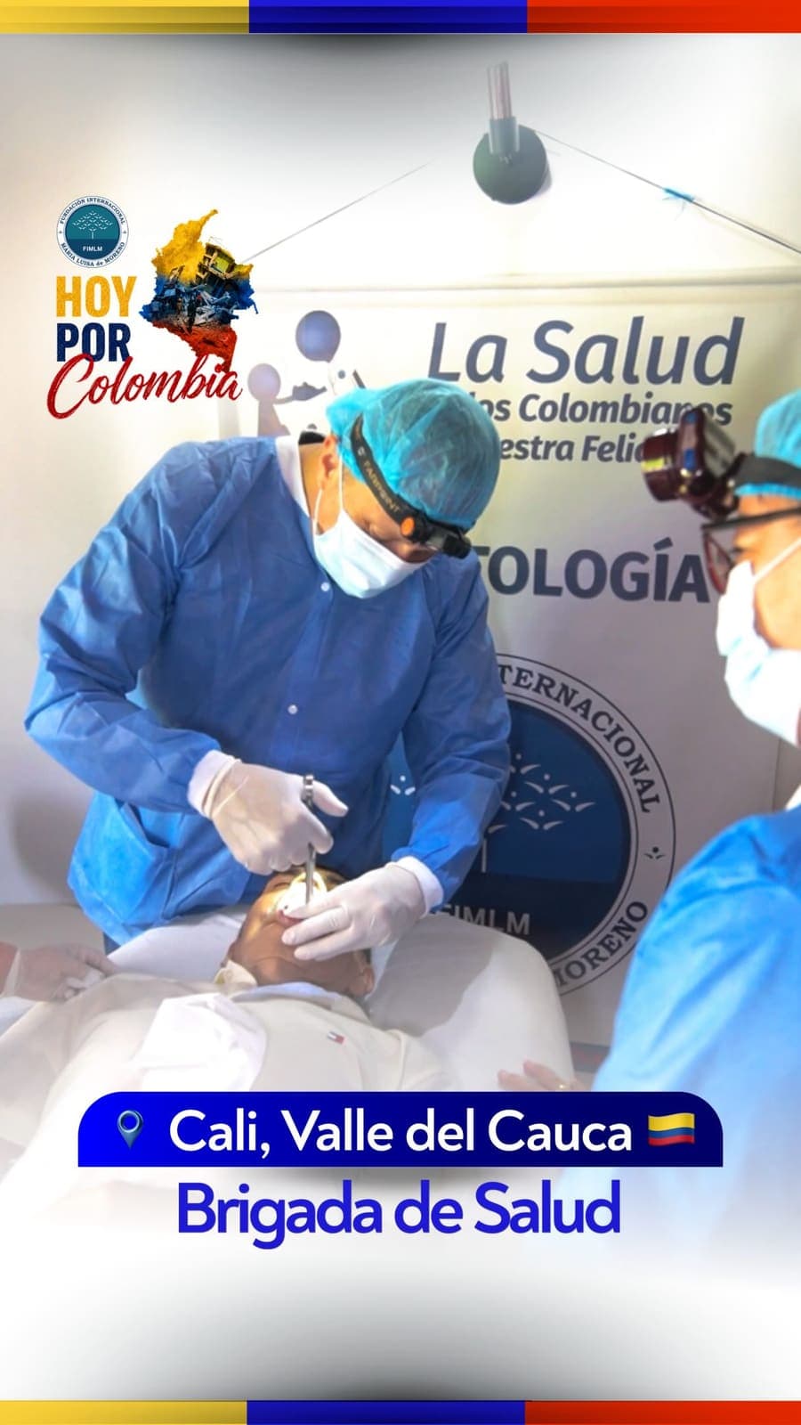 #HoyPorColombia 🇨🇴 | La Dra. María Luisa Piraquive envió Brigada de Salud a Cali para beneficiar con atenciones en sal
