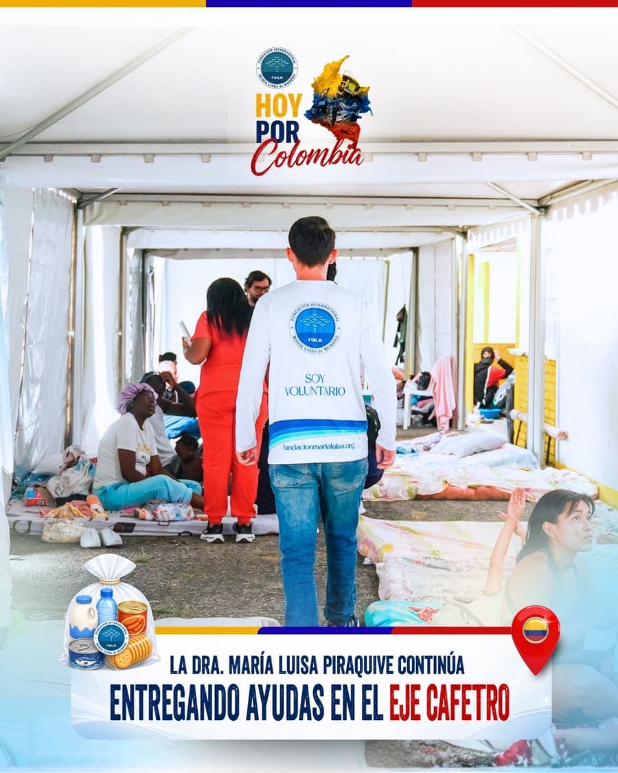 #HoyPorColombia 🇨🇴 | La Dra. María Luisa Piraquive continúa llevando ayuda humanitaria a las familias afectadas por el