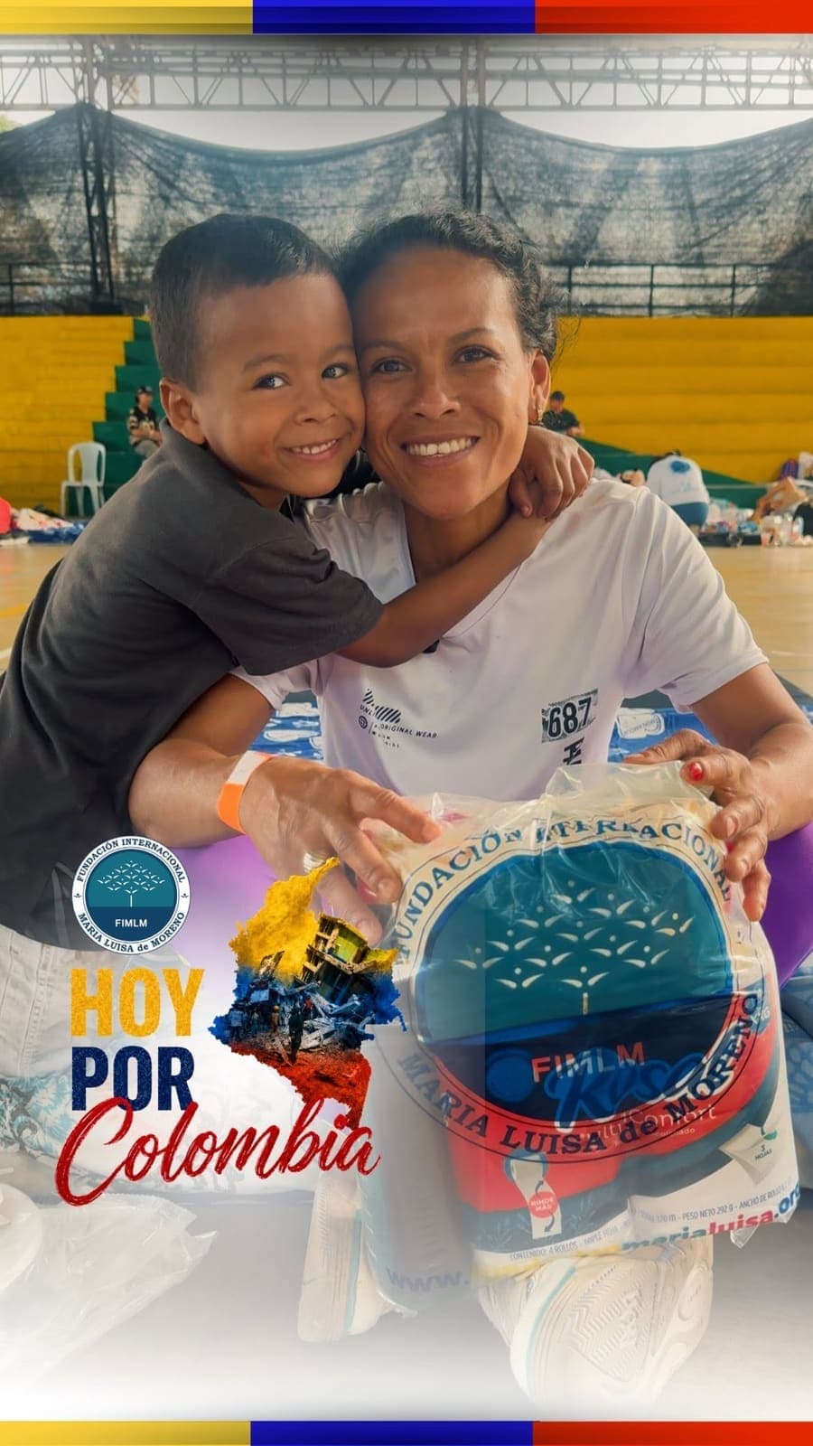 #HoyPorColombia 🇨🇴 | La Dra. María Luisa Piraquive está en Pereira por medio de su FIMLM. 🩵 Gracias a la generosidad
