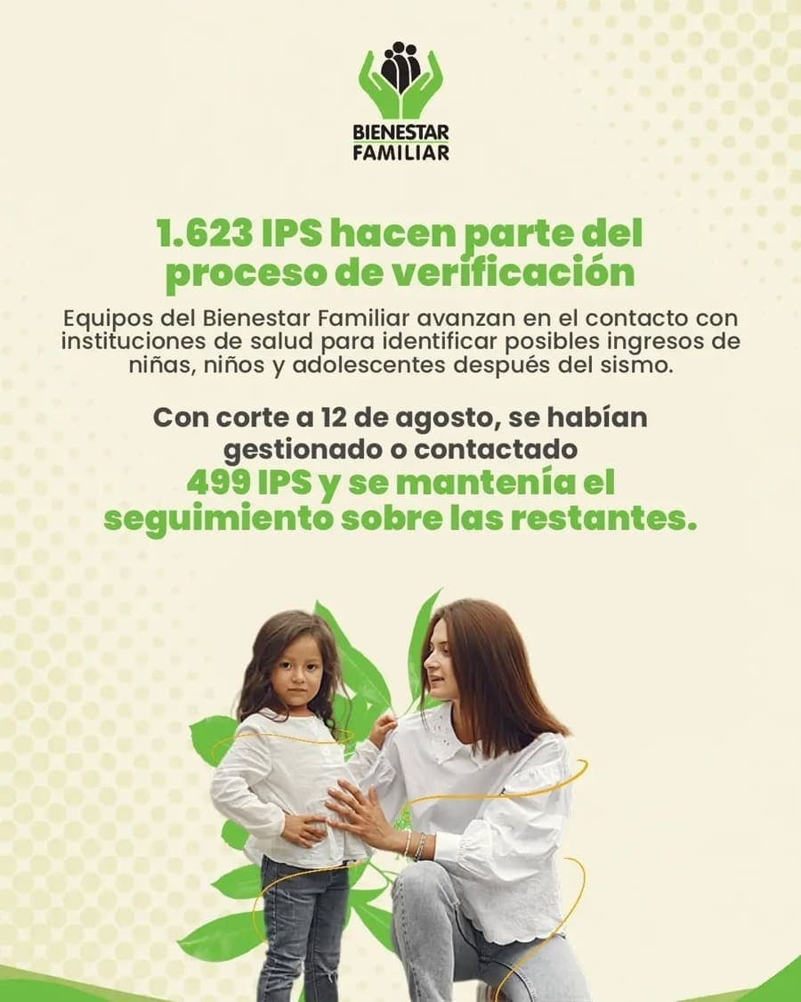 #ICBFSeMuevePorLaNiñez | Tras el sismo, continuamos desplegados para proteger a las niñas, niños y adolescentes afectado