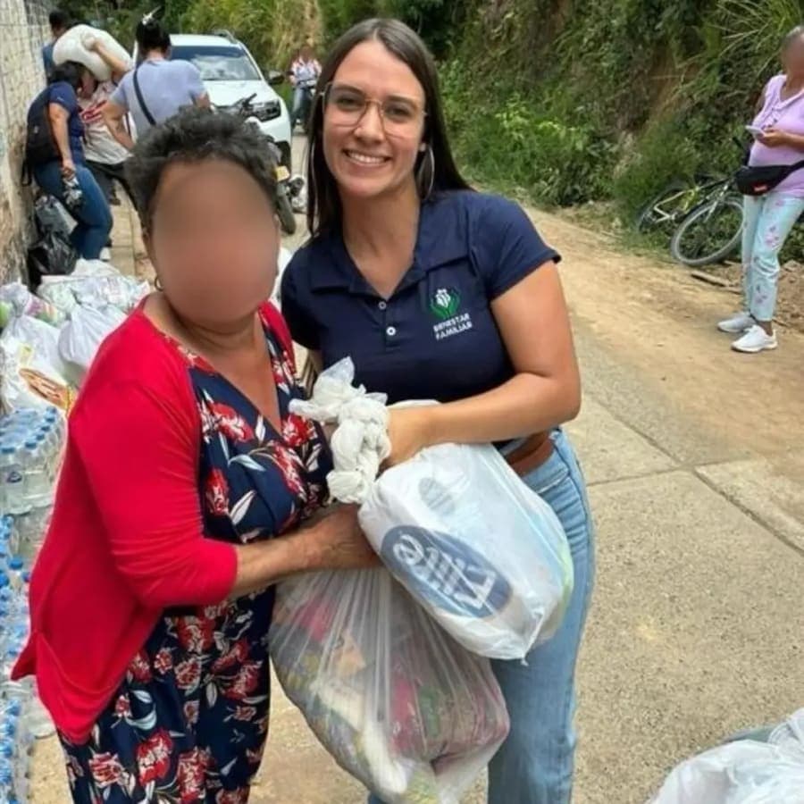 Entregamos dos toneladas de ayudas en Roldanillo, Argelia, Trujillo y zona rural de Riofrío, en el norte del Valle, a ce