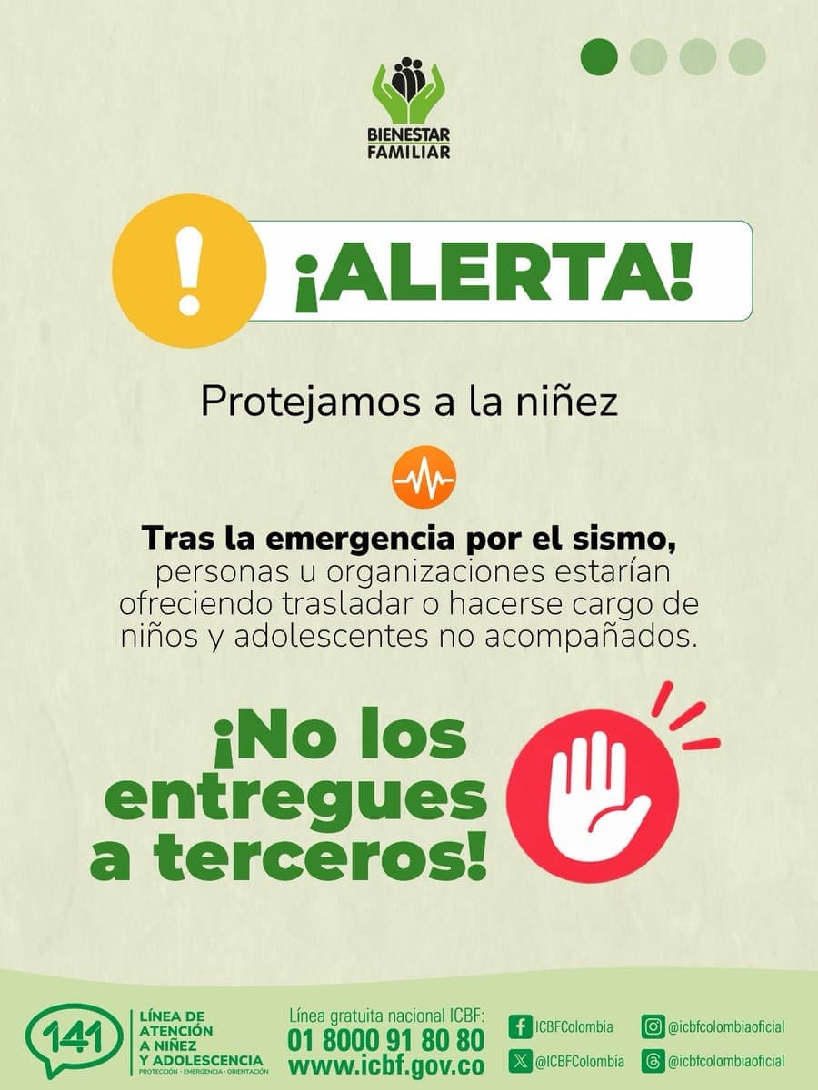 📣 En medio de una emergencia, proteger también significa actuar con responsabilidad y acudir siempre a los canales ofic