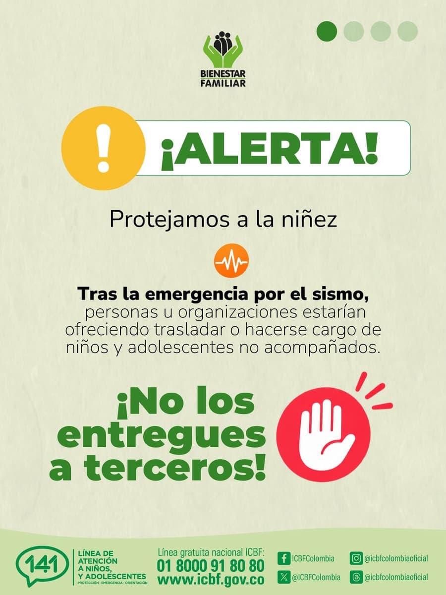 📣 En medio de una emergencia, proteger también significa actuar con responsabilidad y acudir siempre a los canales ofic