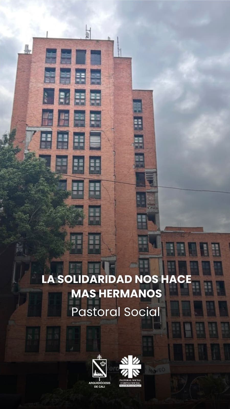 ⛪️En medio del dolor que ha dejado esta tragedia, como Iglesia queremos agradecer y reconocer la solidaridad que, durant