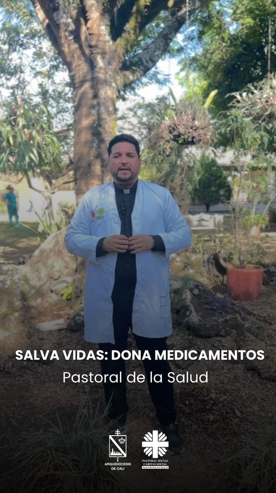 💙¡Medicamentos que pueden convertirse en esperanza! ⛪️El padre Jorge Emerson Ruiz, delegado de la Pastoral de la Salud,