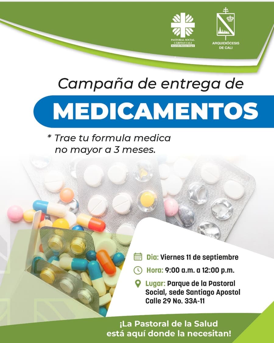 🫶¡La solidaridad también se comparte en forma de cuidado! ⛪️La Pastoral de la Salud te invita a participar en nuestra c