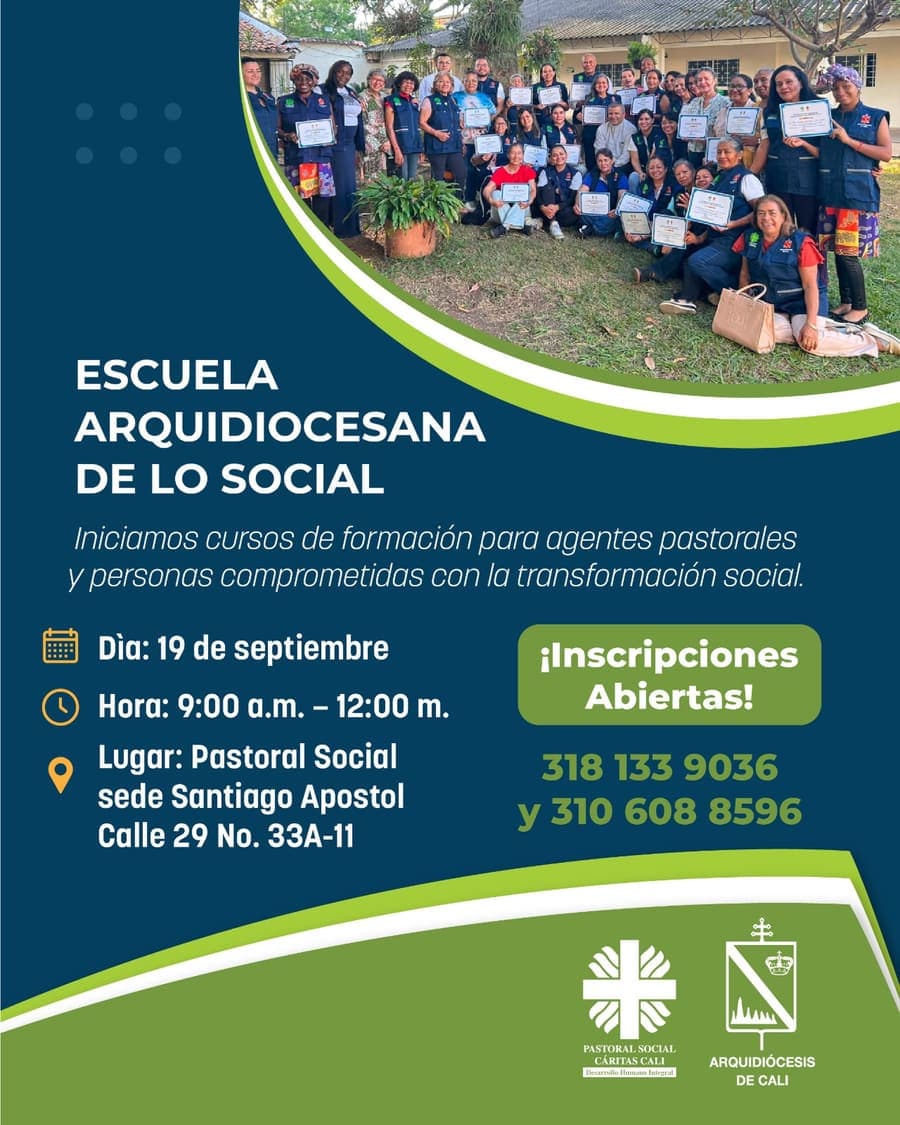 🫶¡Abrimos la convocatoria a la Escuela de Voluntariado Social Católico! 🙏Una experiencia de formación, servicio y comp