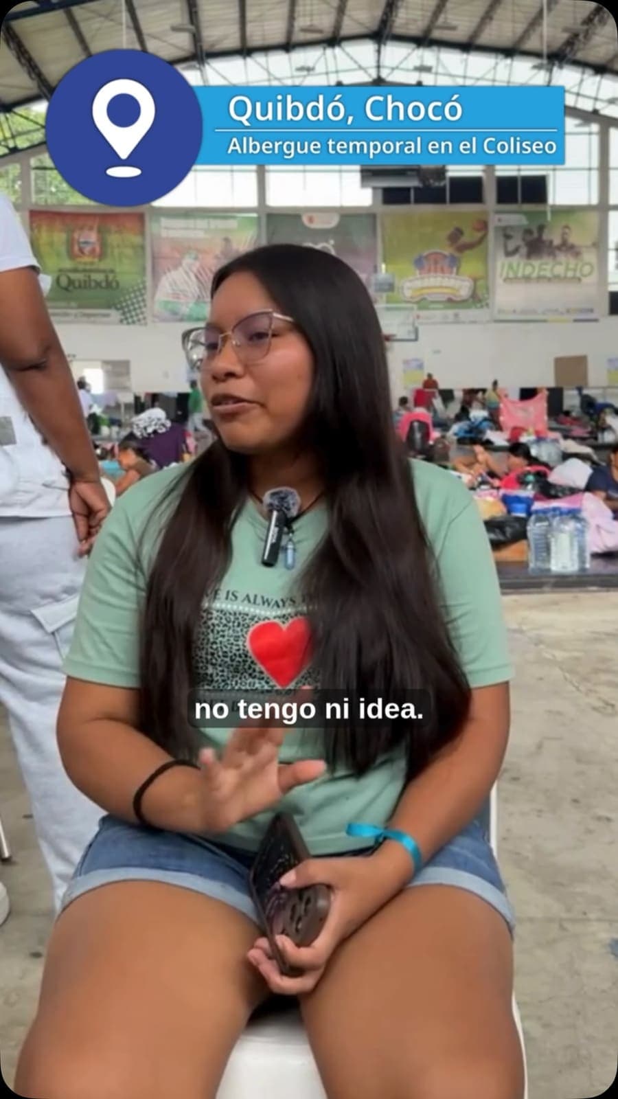 Seguimos en Chocó acompañando a las comunidades afectadas por el terremoto. Cerca de 190 familias están albergadas en el