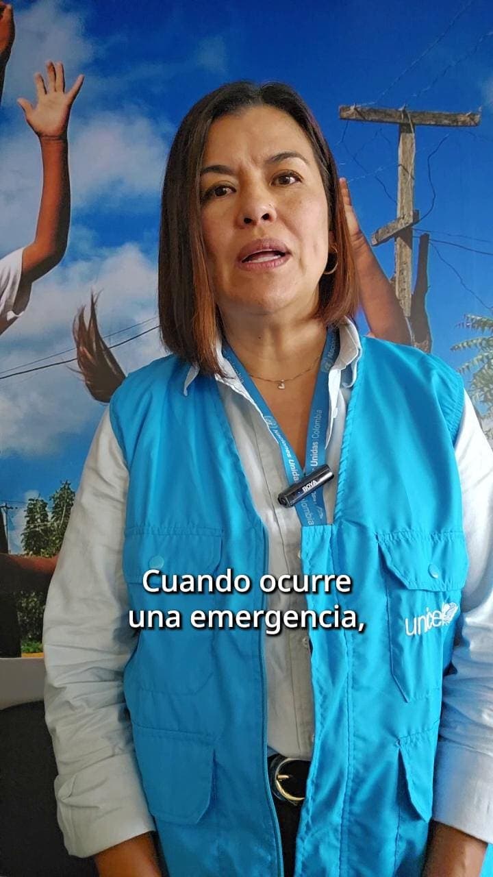 Gracias a las personas que han decidido confiar en UNICEF, 46 aulas temporales han llegado a Chocó y Buenaventura para q